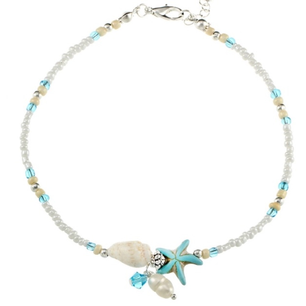 Bohemian Shell Anklet - Picture 2 of 2